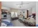 Spacious bedroom with natural light, and ceiling fan at 588 Bayview Dr, Longboat Key, FL 34228