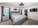 Stylish main bedroom with walk-in closet and soothing color palette at 5928 81St N Ave, Pinellas Park, FL 33781