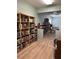 Community library with organized shelves and plenty of titles at 5940 21St N St # 11, St Petersburg, FL 33714