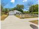 Charming single-story home with a well-manicured lawn, white picket fence, and inviting curb appeal at 6204 Nebraska Ave, New Port Richey, FL 34653
