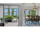 Dining room features access to the screened porch and views of the river at 1117 Shipwatch Cir, Tampa, FL 33602