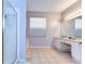 Bathroom featuring a shower and a vanity at 11427 Laurel Brook Ct, Riverview, FL 33569