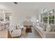 Spacious and bright living room featuring contemporary furnishings and large windows at 12531 Blazing Star Dr, Tampa, FL 33626