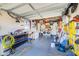 Well-organized garage equipped with storage solutions and utility equipment at 1859 Northview Rd, Largo, FL 33770