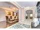 Bright foyer with views into the dining and living rooms at 19533 Whispering Brook Dr, Tampa, FL 33647