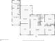 Detailed floor plan layout showcasing the dimensions and arrangement of rooms in the single-story home at 2288 Cheryl Rd, Largo, FL 33771