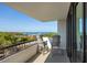 Balcony with seating and water views at 30 Turner St # 604, Clearwater, FL 33756