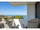 Balcony view of the waterfront offers seating and peacefulness at 30 Turner St # 604, Clearwater, FL 33756