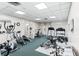 Well-equipped gym featuring stationary bikes, weights, and cardio equipment at 30 Turner St # 604, Clearwater, FL 33756