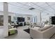 Comfortable living room featuring sofas, TV, and plenty of seating for relaxation and socializing at 30 Turner St # 604, Clearwater, FL 33756