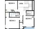 This floor plan shows the layout of the second floor which includes bedrooms 3, 4, and 5 at 31418 Hayman Loop, Wesley Chapel, FL 33545