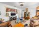 Living room with multiple art pieces and hardwood floors at 356 22Nd Ne Ave, St Petersburg, FL 33704