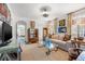 Cozy living room with bright lighting and interesting decor throughout the room at 356 22Nd Ne Ave, St Petersburg, FL 33704