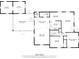 Detailed floor plan of the home showing layout of rooms, including living room, kitchen, and bedrooms at 3709 W Santiago St, Tampa, FL 33629