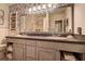 Vintage bathroom with double sinks, retro tile, and ample counter space at 5072 98Th Way, St Petersburg, FL 33708