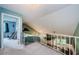 Spacious hallway with views of the downstairs living area at 678 Greenglen Ln, Palm Harbor, FL 34684