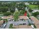 Aerial view showing property location with parking and community amenities in neighborhood at 7205 San Luis Ct, Tampa, FL 33634