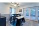 Eat-in dining area featuring an elegant table and seating, plus sliding doors to the outdoor space at 7205 San Luis Ct, Tampa, FL 33634