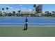 Enjoy a game of tennis on The Yorktown's private tennis courts, surrounded by tropical landscaping at 7910 Sun Island S Dr # 203, South Pasadena, FL 33707