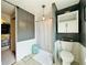 View of a modern bathroom with a bathtub and toilet at 808 53Rd E Ave # 142K, Bradenton, FL 34203
