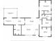 Layout of home with primary bedroom, living room, kitchen, dining, bathrooms, and bedrooms at 1105 Oakview Ave, Clearwater, FL 33756
