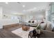 Inviting living room featuring stylish decor, wood flooring, and recessed lighting at 1105 Oakview Ave, Clearwater, FL 33756