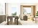Open-concept living space with dining area, comfortable seating, and natural light at 11111 E 65Th Ter, Palmetto, FL 34221