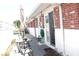 Patio with table and chairs at 12400 Park Blvd # 111, Seminole, FL 33772