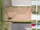 Aerial view of the home's roof, yard, and surrounding neighborhood at 12531 Midpointe Dr, Riverview, FL 33578