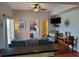 Inviting living room with a view of bunk beds, TV, and a cozy seating area at 13235 Gulf Blvd # 502, Madeira Beach, FL 33708