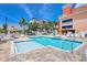 Stunning pool and hot tub with a shallow entry water area at 13235 Gulf Blvd # 502, Madeira Beach, FL 33708