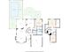 Detailed floor plan showcasing the layout of a two-story home with indoor/outdoor living spaces at 13785 Oak Forest S Blvd, Seminole, FL 33776