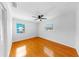 Bright bedroom with windows and ceiling fan at 1402 Freemont S St, Gulfport, FL 33707