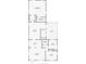 Detailed floor plan of the house layout, showcasing room dimensions and layout at 1402 Freemont S St, Gulfport, FL 33707