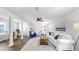 Bright and airy living room with wood floors and an open floor plan at 1402 Freemont S St, Gulfport, FL 33707