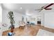 Bright living room with plant and chair set up at 1402 Freemont S St, Gulfport, FL 33707