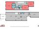 Detailed floor plan showcasing the layout of the two-story home at 202 S Lincoln Ave, Tampa, FL 33609