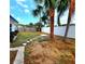 Spacious backyard with lush landscaping at 2172 University S Dr, Clearwater, FL 33764