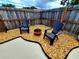 Cozy firepit area with chairs, perfect for cool evenings at 2172 University S Dr, Clearwater, FL 33764