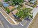 Overhead image of the property revealing trees, street access, and nearby structures at 2350 38Th N Ave, St Petersburg, FL 33713