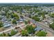 Aerial view of home and its location, tree lined street, and residential neighborhood at 2350 38Th N Ave, St Petersburg, FL 33713