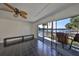Balcony with chairs, table, and waterfront view at 2424 W Tampa Bay Blvd # I202, Tampa, FL 33607