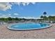 Scenic community pool with waterfront views, creating a tranquil and inviting space at 2424 W Tampa Bay Blvd # I202, Tampa, FL 33607