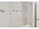 Tiled shower featuring built in soap dish at 4207 S Dale Mabry Hwy # 12206, Tampa, FL 33611