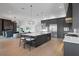 Spacious, open-concept kitchen with views of the island, appliances, and living area at 4300 Bayshore Ne Blvd, St Petersburg, FL 33703