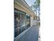 Spacious private patio with screened enclosure for relaxing outdoors at 5115 S Jules Verne Ct, Tampa, FL 33611