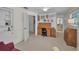 Bright bedroom with neutral walls, ceiling fan, and furnishings at 5115 S Jules Verne Ct, Tampa, FL 33611