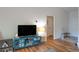 Bright living room featuring modern decor, wood floors, and plenty of space at 6805 S Gabrielle St, Tampa, FL 33611