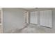 Bedroom with two large closets and doorway to bathroom and hallway at 814 Seabreeze Dr, Ruskin, FL 33570