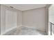 The bedroom has light gray walls and a double door closet at 814 Seabreeze Dr, Ruskin, FL 33570